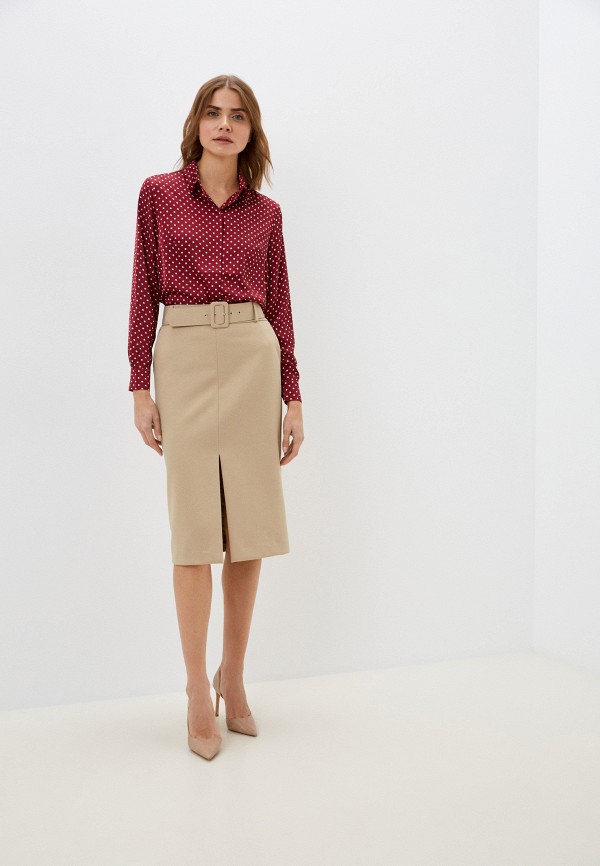 Блуза La selva бордовый, размер 58, фото 2