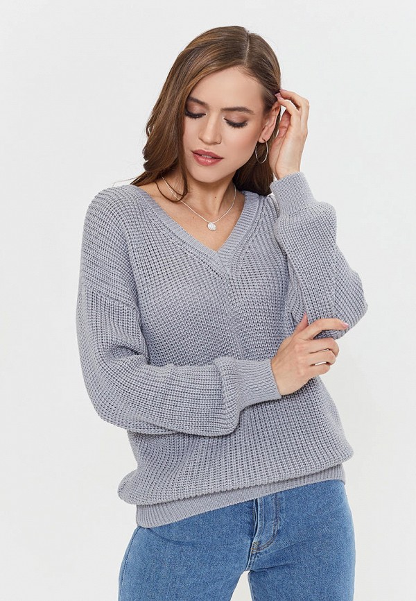 Пуловер Diana Delma цвет серый 