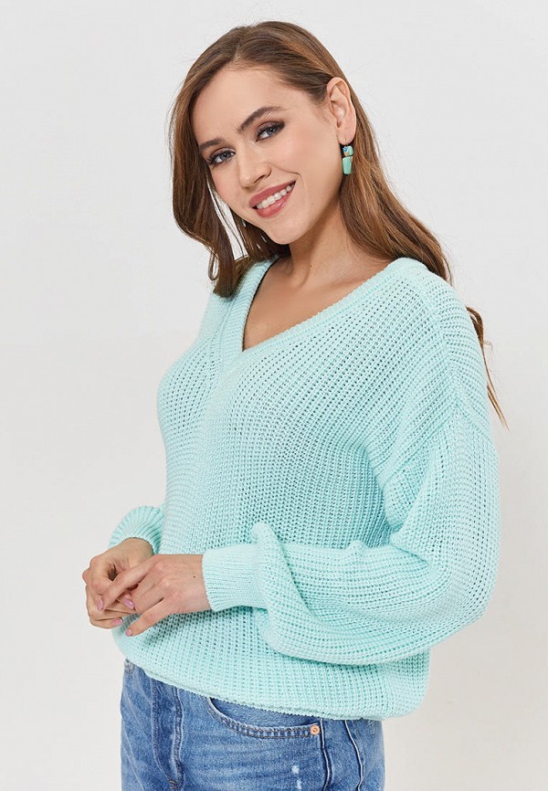 Пуловер Diana Delma цвет бирюзовый 