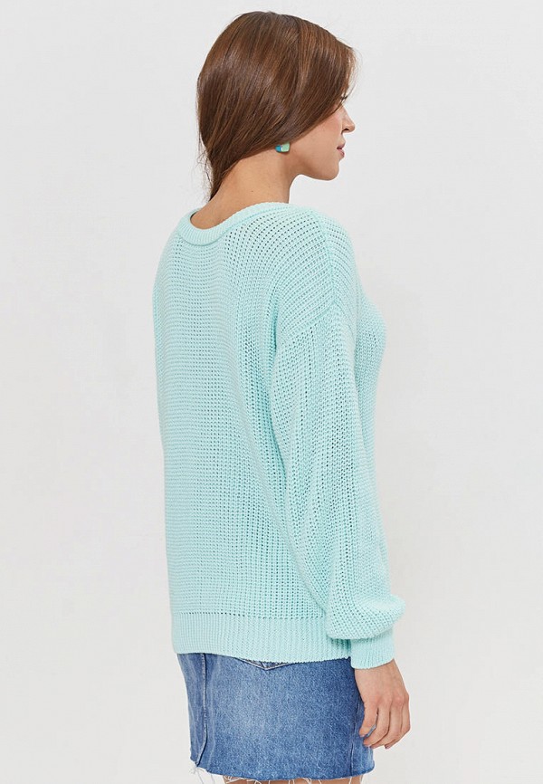 Пуловер Diana Delma цвет бирюзовый  Фото 3