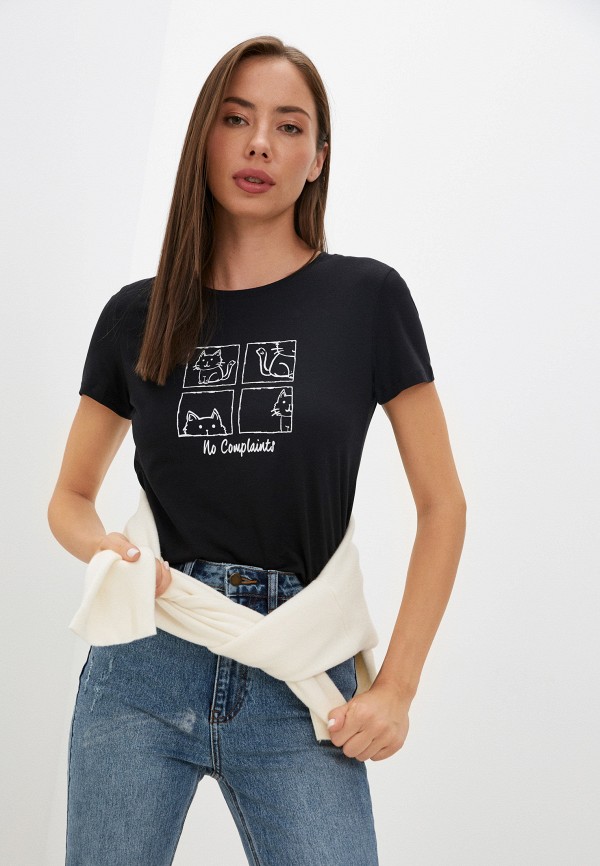 

Футболка Mavi, Черный, SHORT SLEEVE TOP