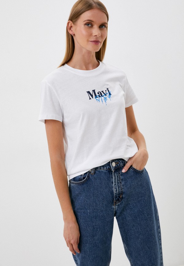 

Футболка Mavi, Белый, SHORT SLEEVE TOP