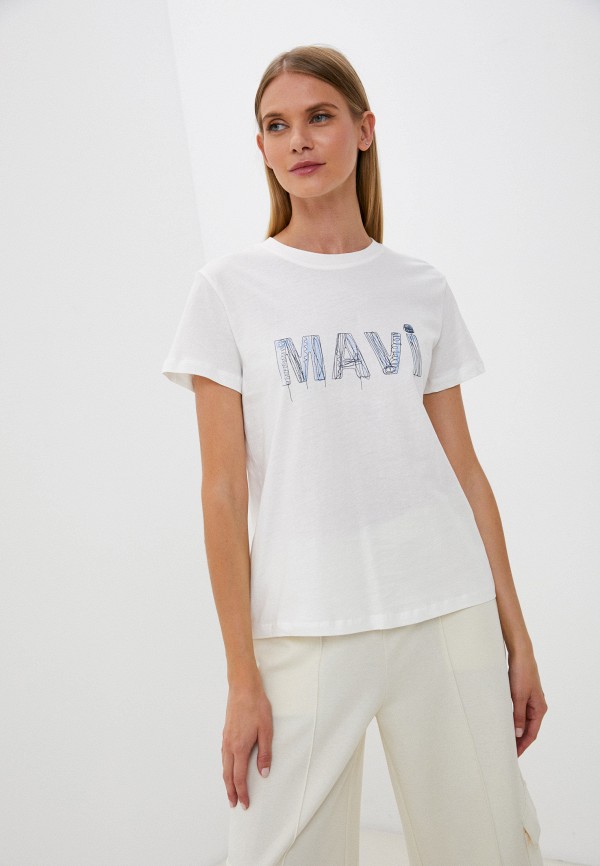 

Футболка Mavi, Белый, SHORT SLEEVE TOP