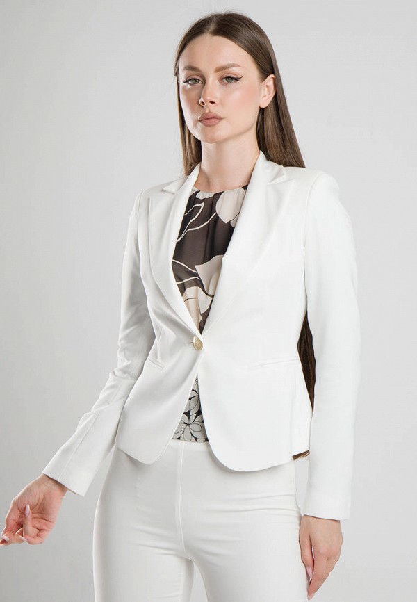 Пиджак Rinascimento белого цвета