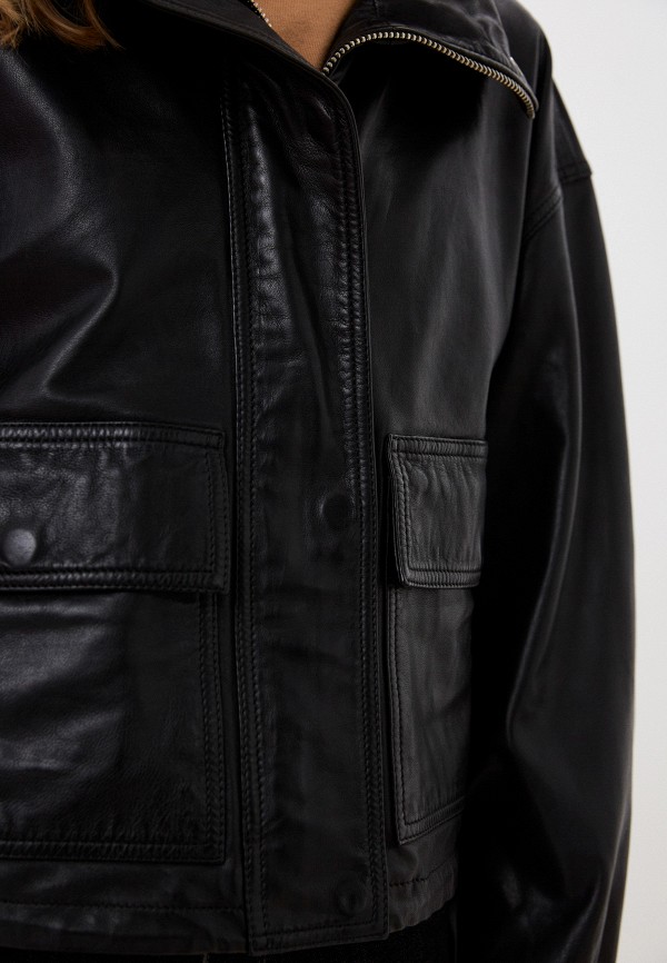 Куртка кожаная Marc O'Polo цвет черный  Фото 5