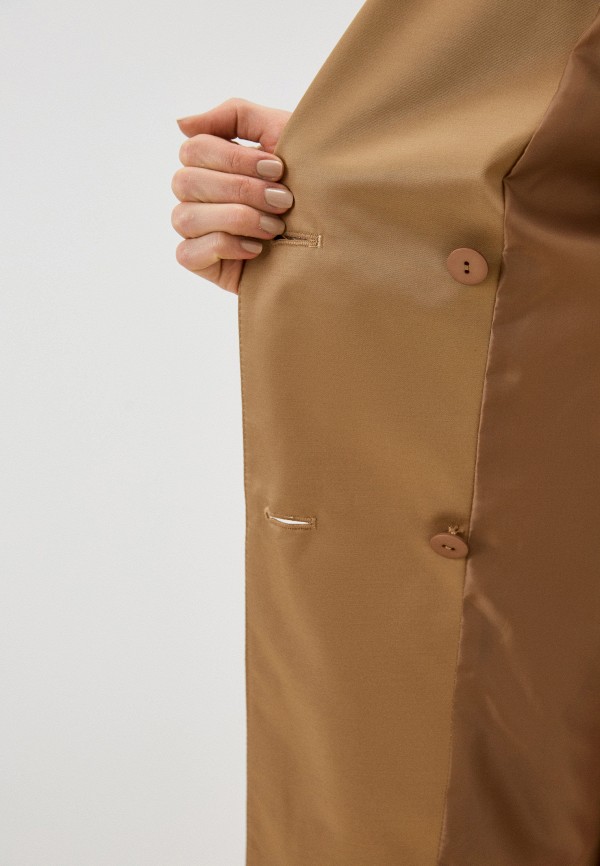 Плащ Avalon коричневый, размер 48, фото 5