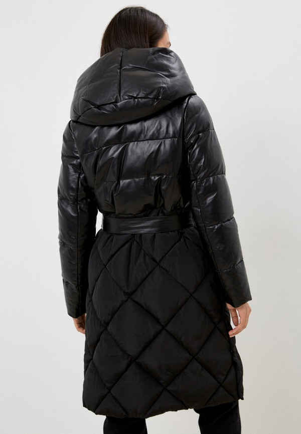 фото Куртка кожаная утепленная снежная королева