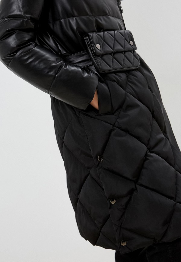 фото Куртка кожаная утепленная снежная королева