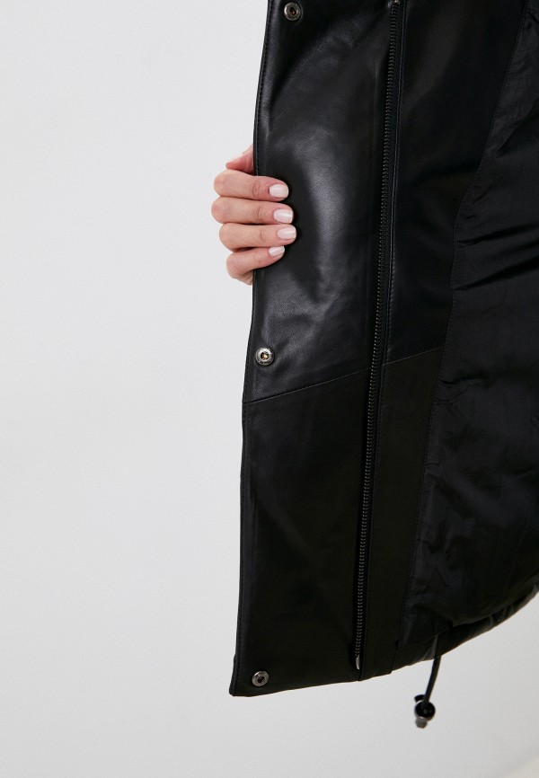 фото Куртка кожаная снежная королева