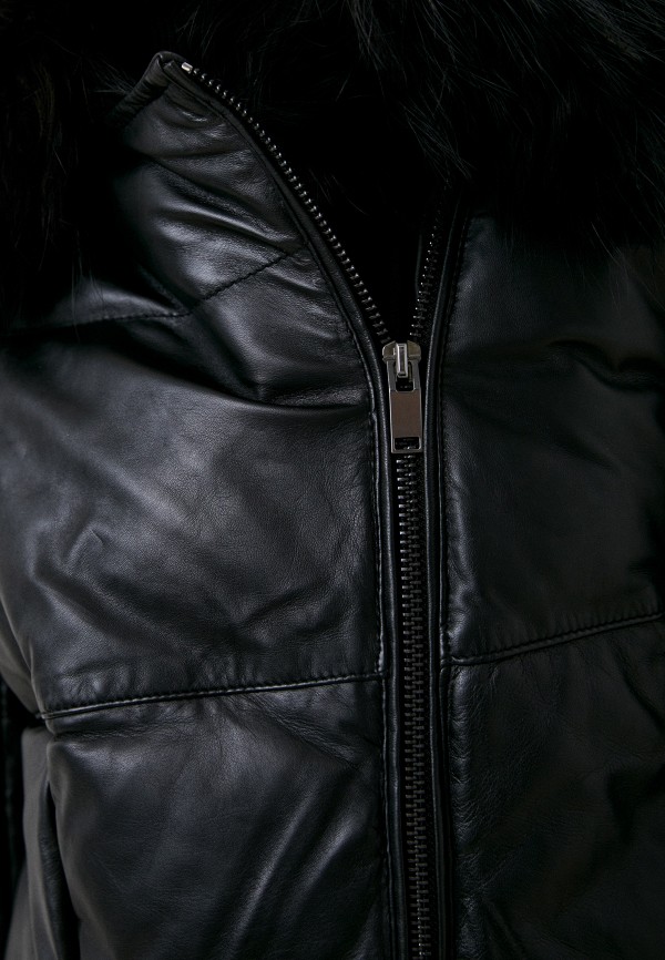 фото Куртка кожаная снежная королева