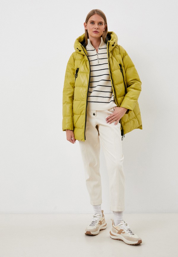 фото Куртка кожаная снежная королева