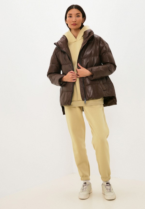 фото Куртка кожаная снежная королева