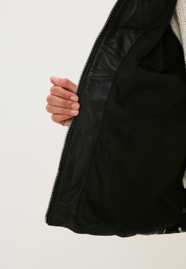 фото Куртка кожаная снежная королева