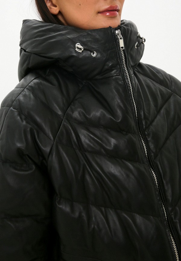 фото Куртка кожаная снежная королева