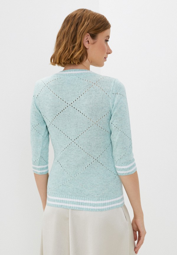 Пуловер Стим цвет бирюзовый  Фото 3