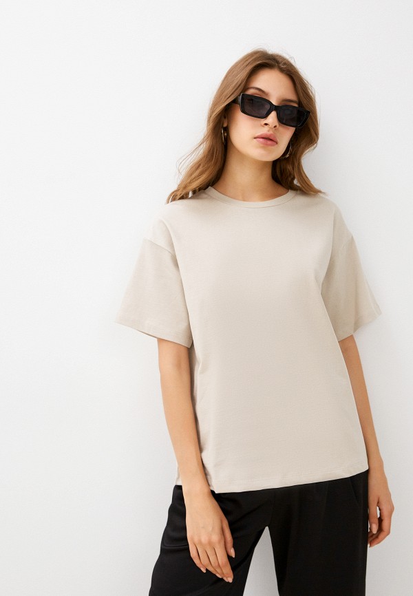 

Футболка Sela, Бежевый, KATE OVERSIZE FIT