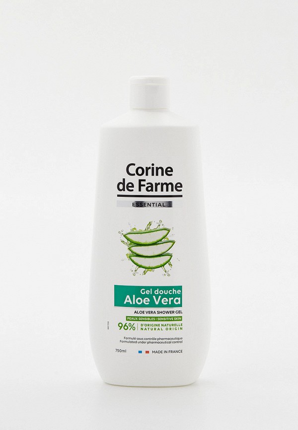 Гель для душа Corine de Farme увлажняющий и успокаивающий средства для гигиены corine de farme гель для душа для интимной гигиены с пребиотиками