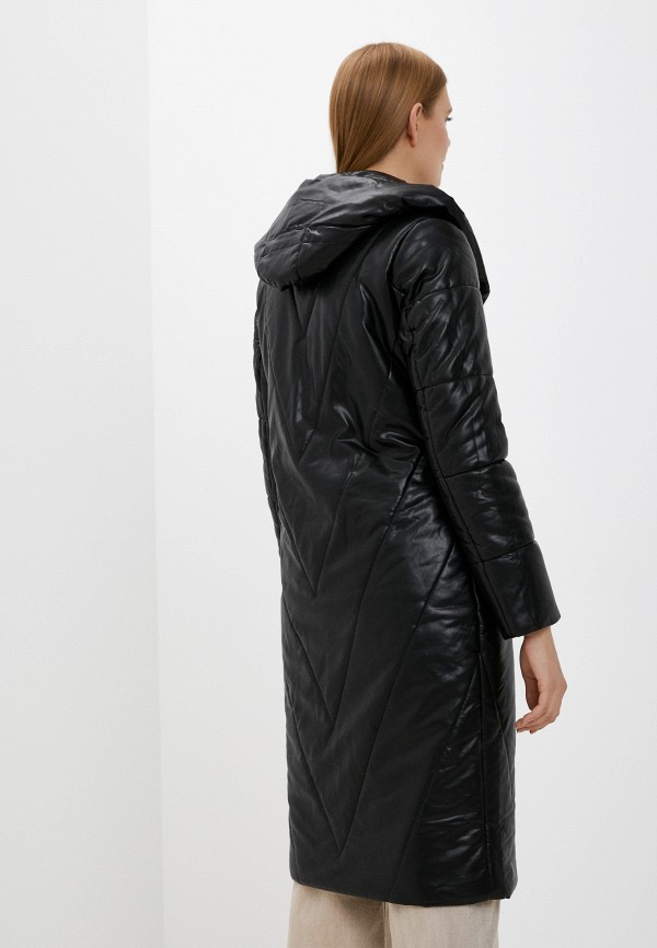 Куртка кожаная Winterra цвет черный  Фото 3