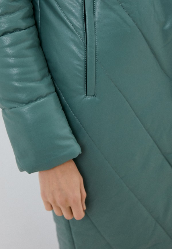 Куртка кожаная Winterra цвет зеленый  Фото 5