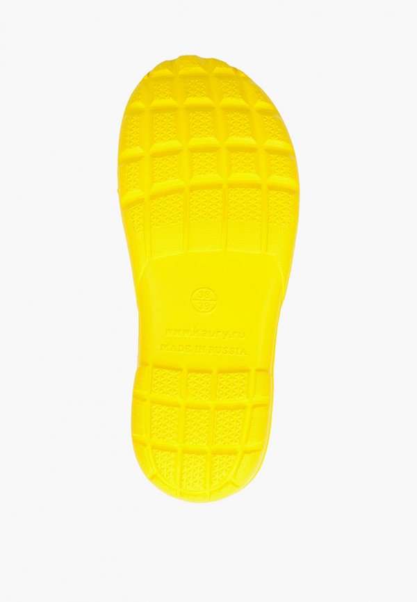 Резиновые полусапоги Kaury цвет желтый  Фото 5