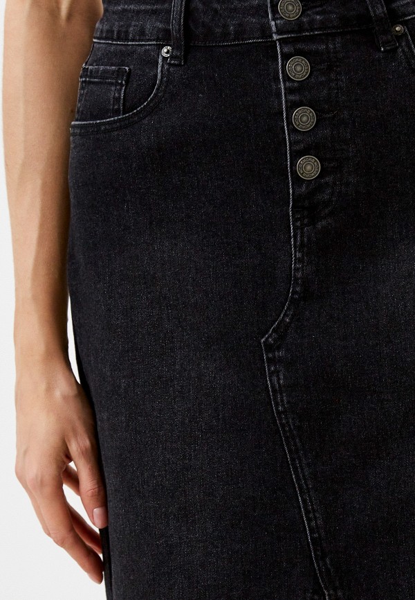Юбка джинсовая Mossmore цвет черный  Фото 4