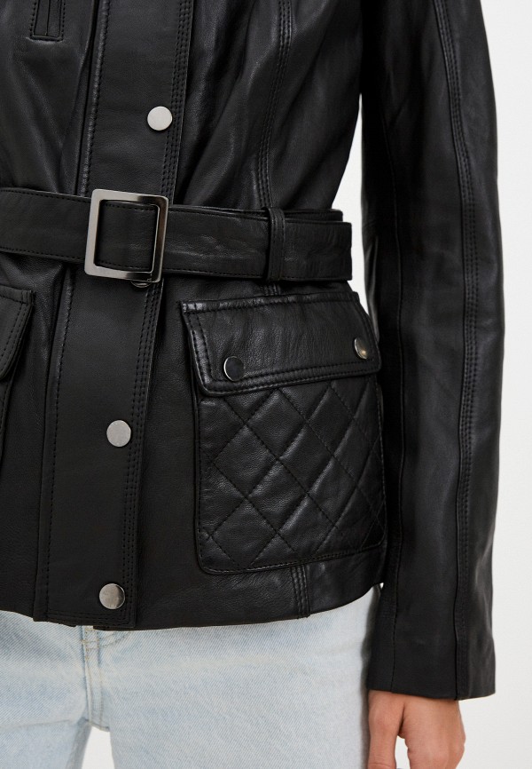 фото Куртка кожаная снежная королева