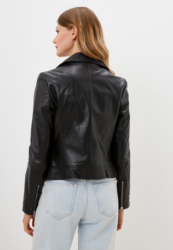 фото Куртка кожаная снежная королева