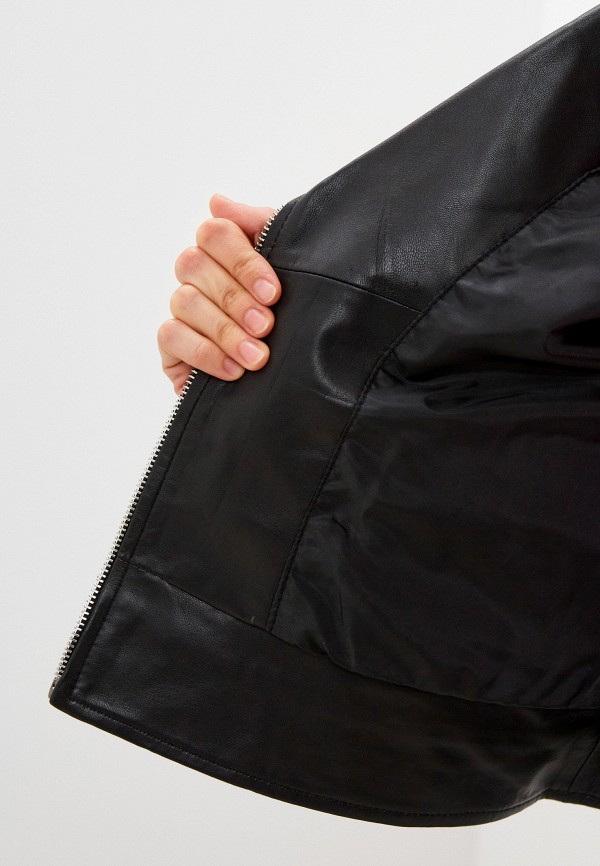 фото Куртка кожаная снежная королева