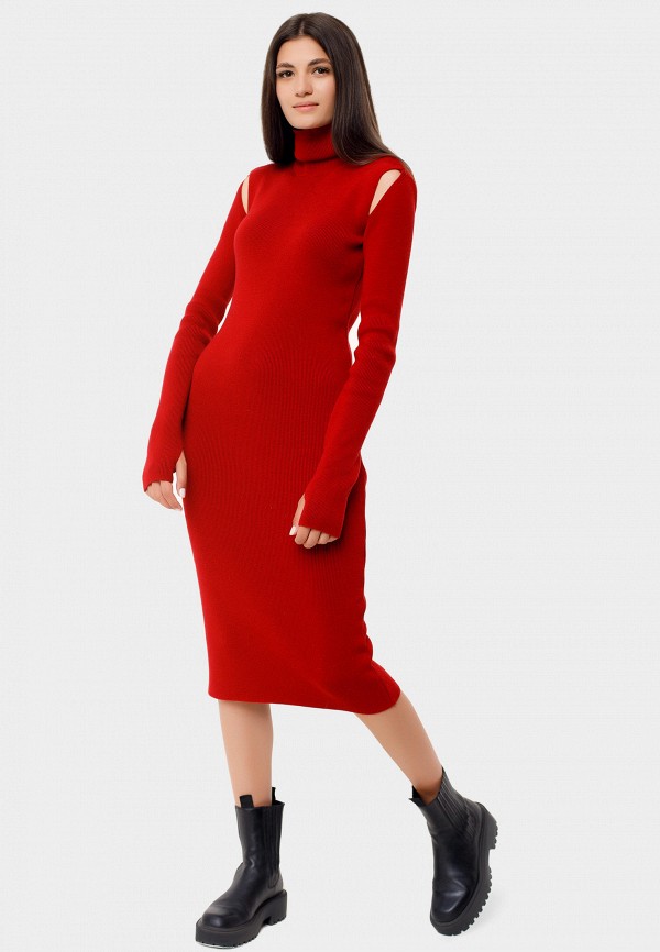 Платье Zhakko красный, размер 44, фото 2