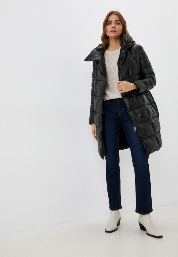 фото Куртка кожаная снежная королева