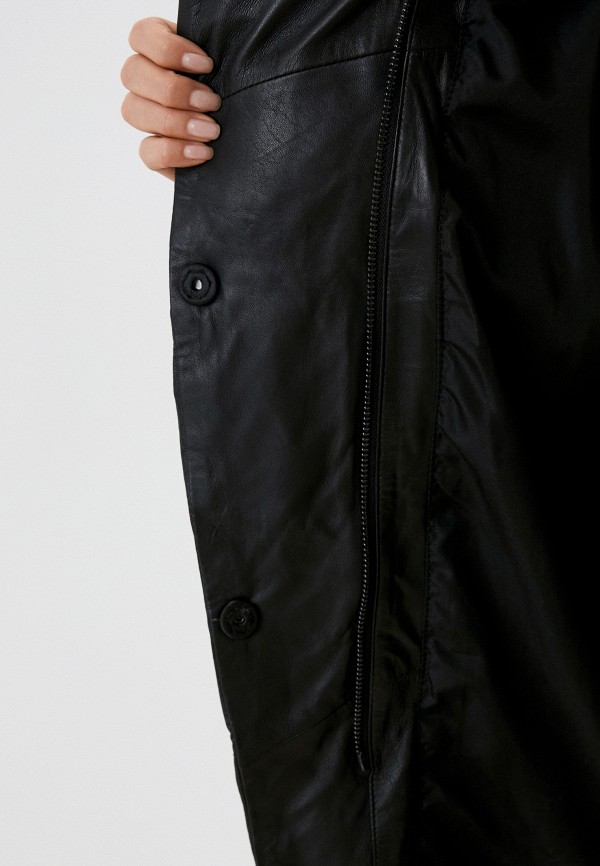 фото Куртка кожаная снежная королева