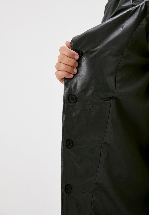 фото Куртка кожаная снежная королева