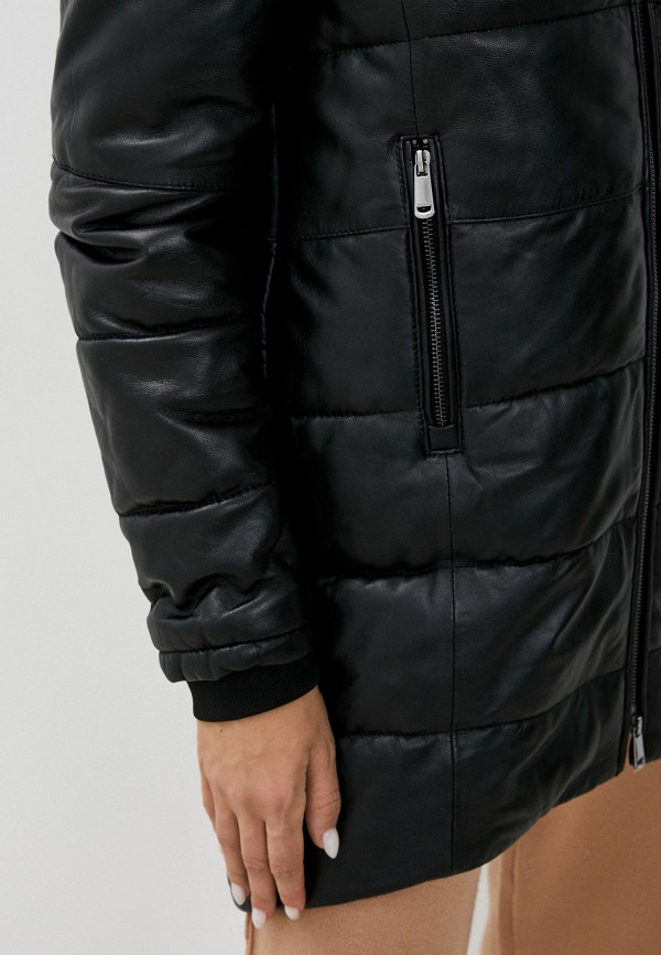 фото Куртка кожаная снежная королева