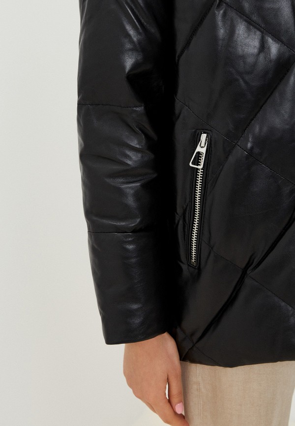 фото Куртка кожаная снежная королева