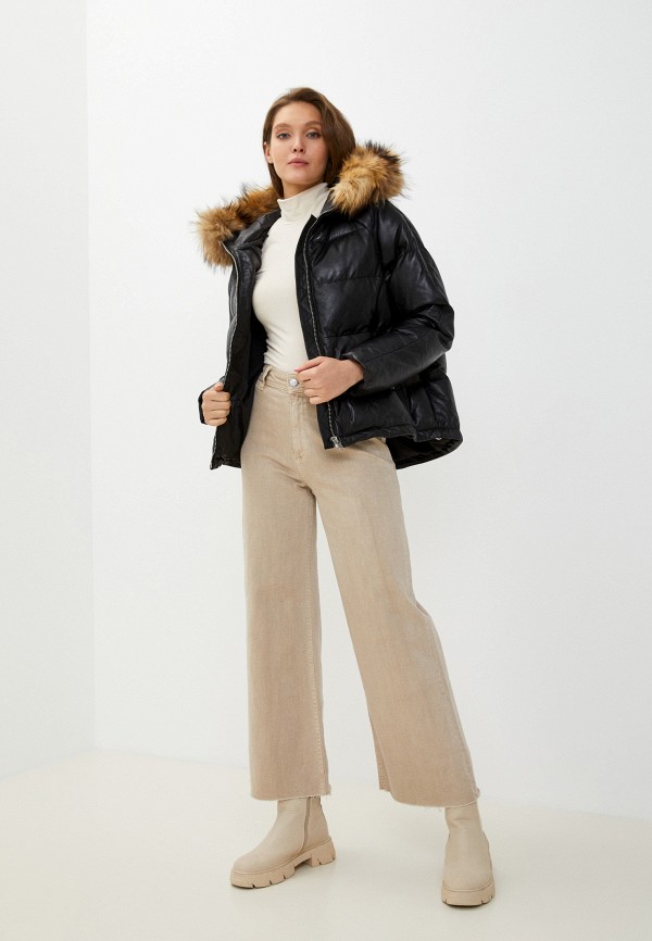 фото Куртка кожаная снежная королева