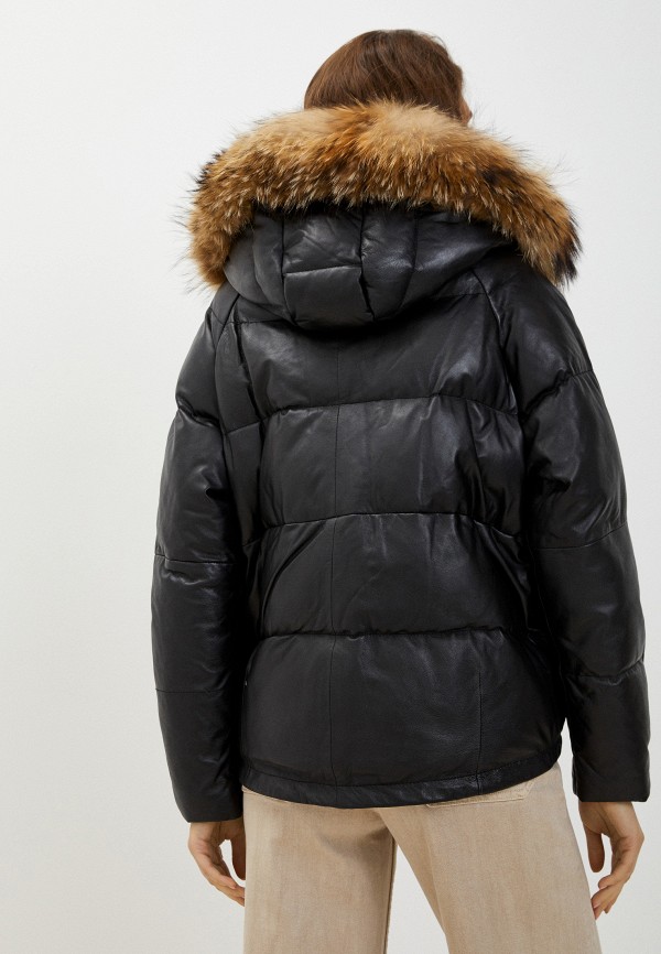 фото Куртка кожаная снежная королева