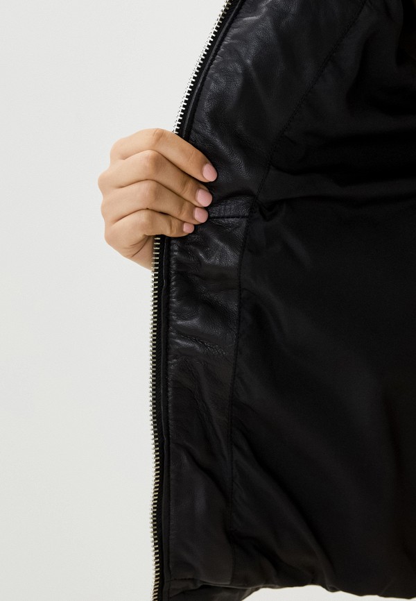 фото Куртка кожаная снежная королева