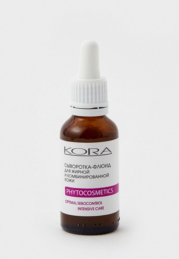 Сыворотка для лица Kora -флюид жирной и комбинированной кожи, 30 мл. Цвет: прозрачный