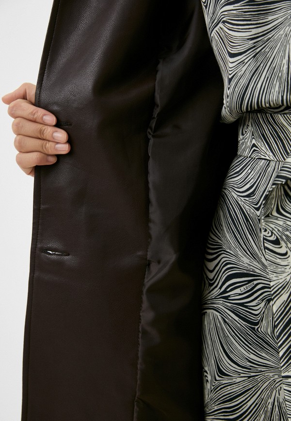 Плащ D&F коричневый, размер 42, фото 4