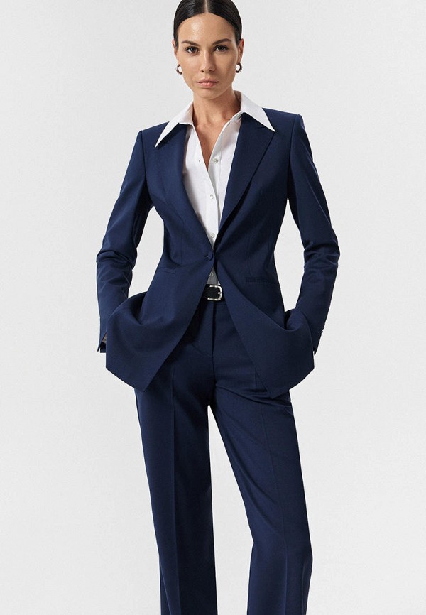 Жакет Charuel синий, размер 48, фото 4