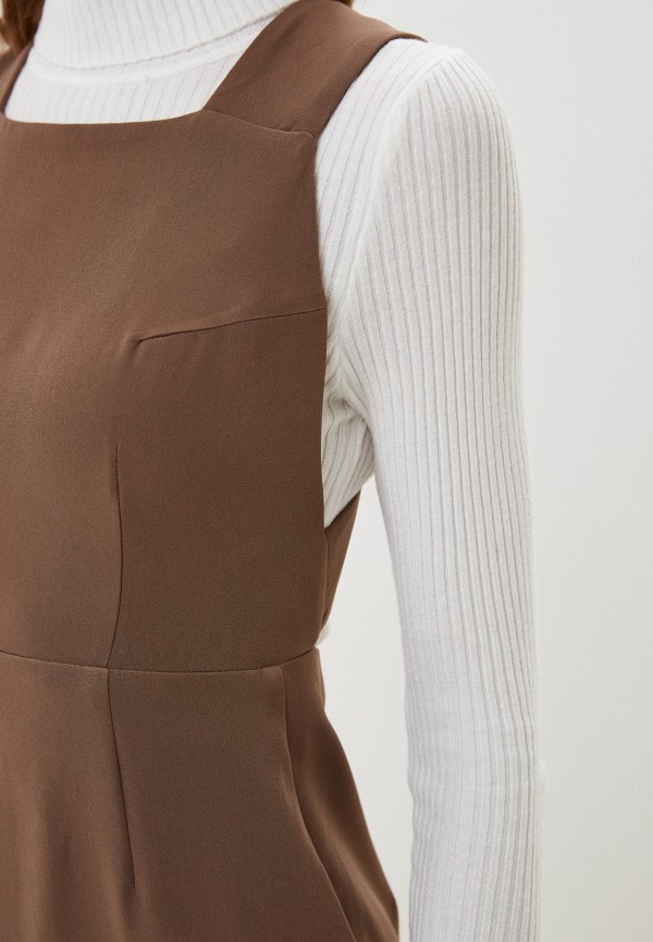 Платье Seam коричневый, размер 40, фото 4