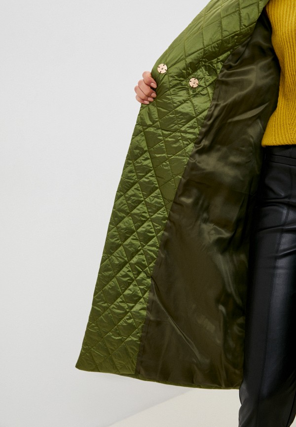 Куртка утепленная Tobeone цвет зеленый  Фото 4