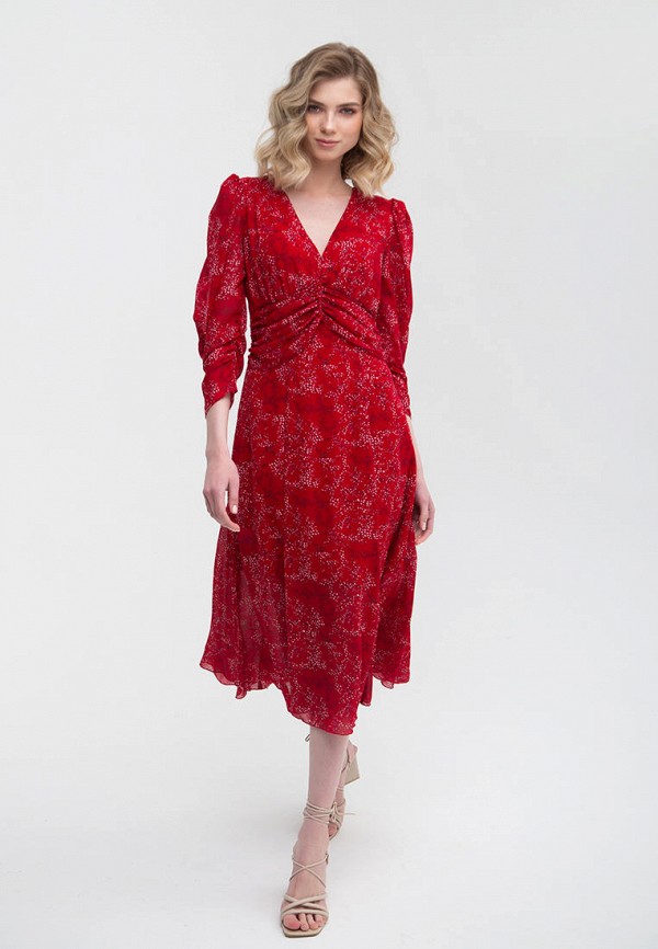 Платье Fors красный, размер 46, фото 2