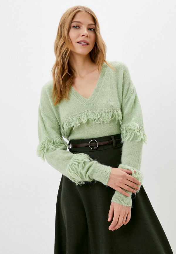 Пуловер Summum цвет зеленый 