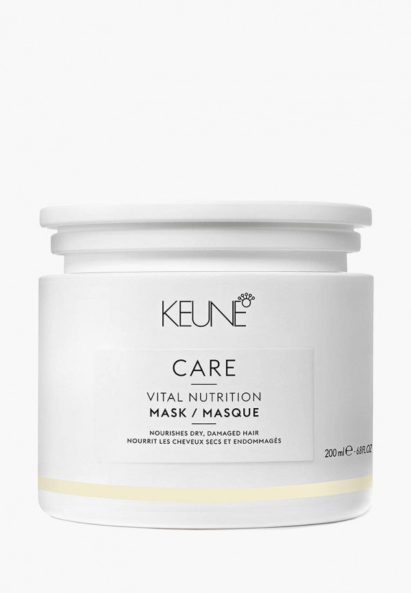 Маска для волос Keune Care Line Vital Nutrition Mask Основное Питание, 200 мл подарочный набор для женщин основное питание волос keune vital nutrition в косметичке шампунь и бальзам 300 мл маска 200 мл