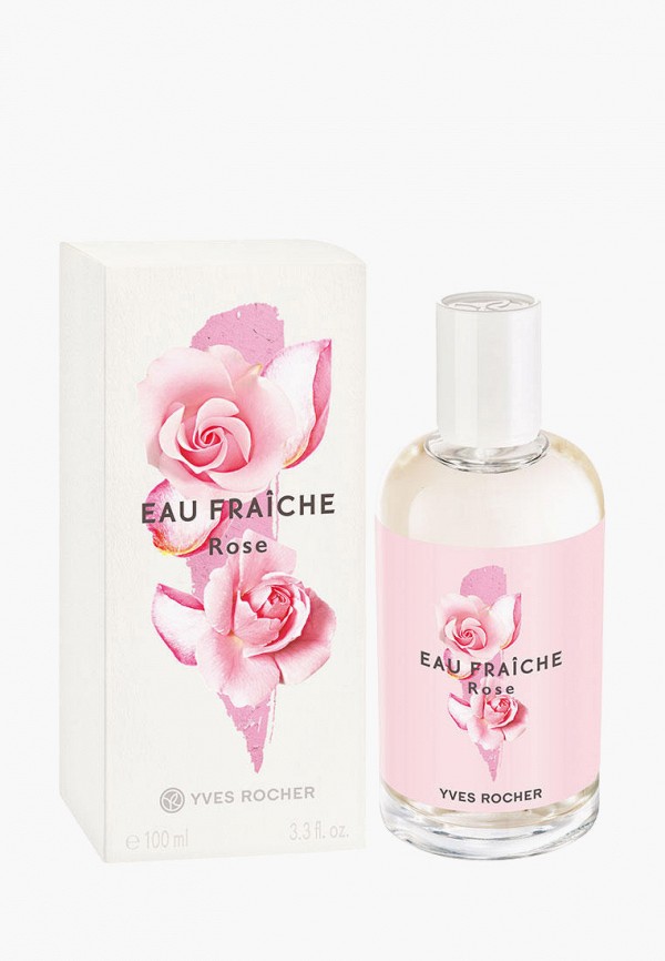

Туалетная вода Yves Rocher, Прозрачный, ROSE, 100 мл