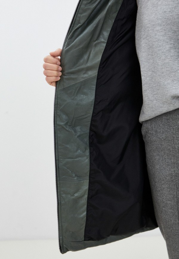 фото Куртка кожаная снежная королева