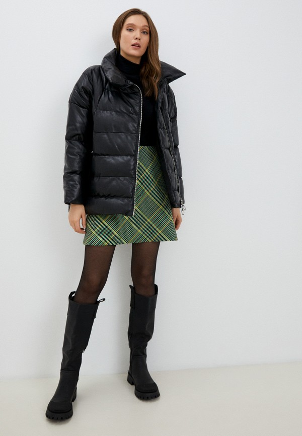 фото Куртка кожаная снежная королева