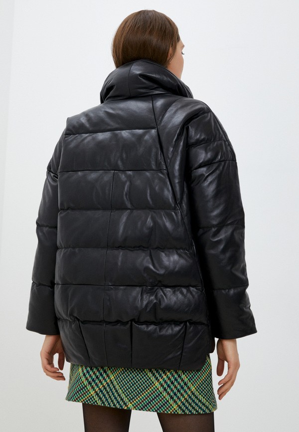 фото Куртка кожаная снежная королева