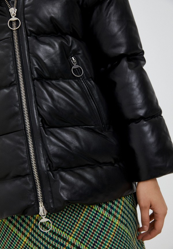 фото Куртка кожаная снежная королева